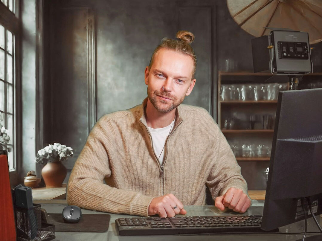 successful programmer smiling