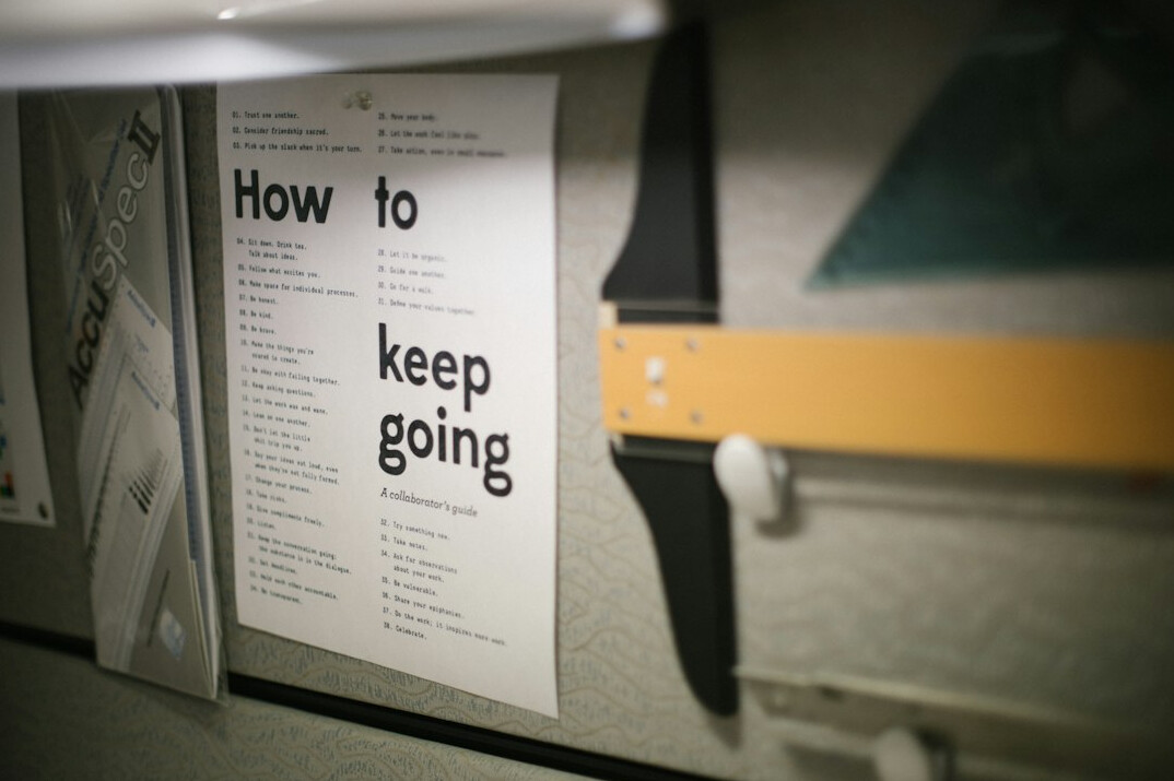 Close-up of a whiteboard with a flowchart diagram