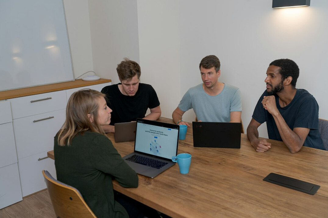 diverse group of programmers